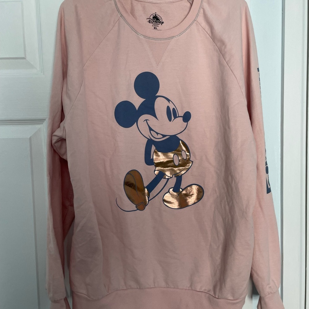 Disney Parks Rose Gold Sweatshirt